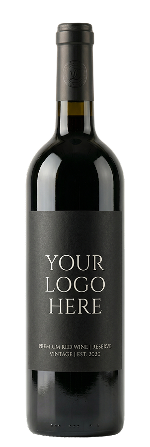 White Label Wine Bottle